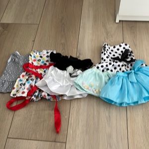 6 pack super cute doll dresses pack